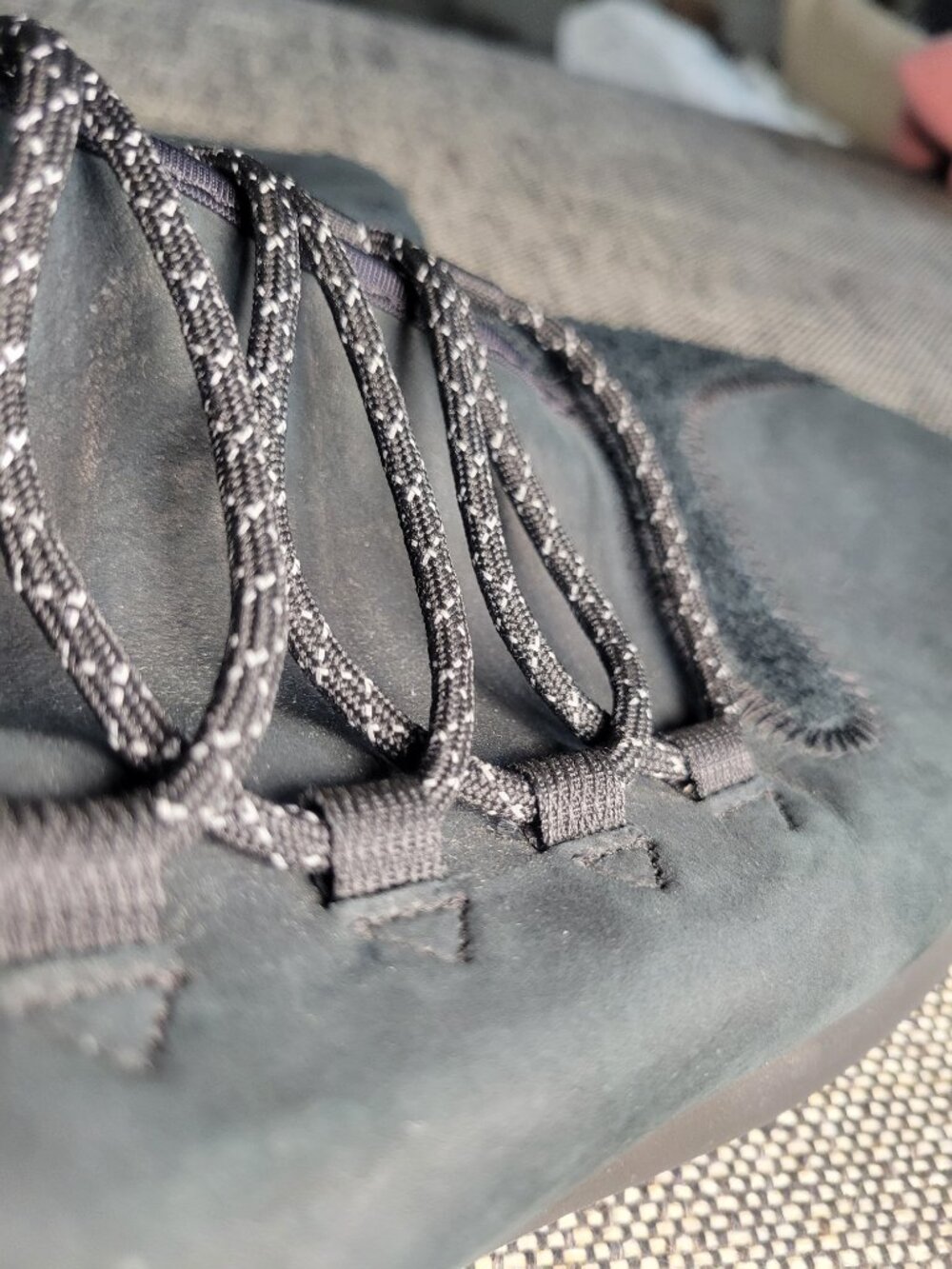 Adidas Tubular Shadow Black Suede Sneakers Men's 12.5 - Picture 9 of 16